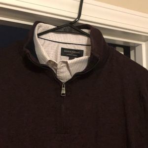 Banana Republic shirt and sweater